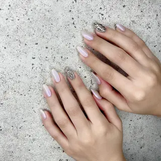 ロング カラー パーマ ヘアアレンジ メンズ キッズ ネイル マツエク・マツパ Salon Ｋのネイルデザイン