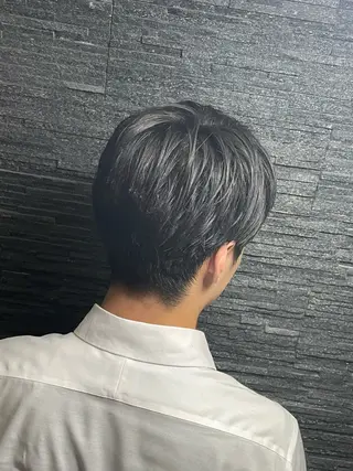 ミディアム メンズ ヒロ銀座ヘアーサロン所属・西脇 杏奈のヘアスタイル
