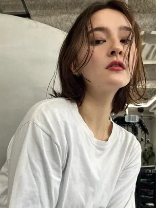 ショート カラー 心斎橋難波本店　店長 THE ECT 中尾のヘアスタイル