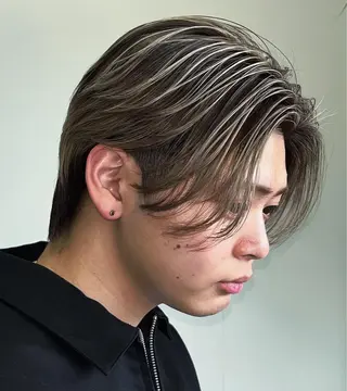 ショート カラー メンズ NEXT for hair所属・【ロングモデル募集】 宮本祥汰🐺のヘアスタイル