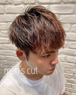 メンズ カラー系/カット特化 🟠オオタキマサシのヘアスタイル