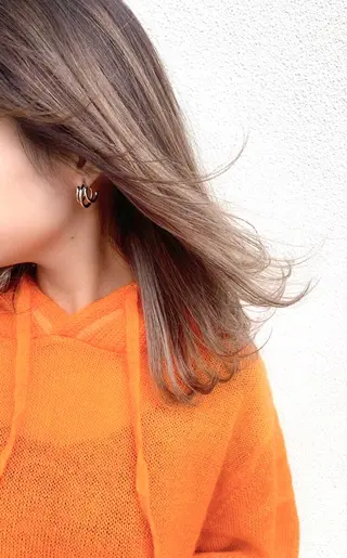 セミロング カラー Pia hair Design Yakuin所属・Pia ツボイ ケイタのヘアスタイル