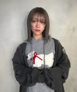 カラー hinata/ ハイトーンカラー🪽のヘアスタイル