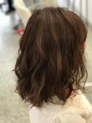 ミディアム カラー 山内 聡史のヘアスタイル