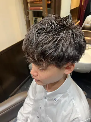 ショート パーマ メンズ 圓子 快のヘアスタイル