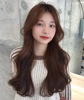 ロング カラー 🍒ブリーチなしカラ ー／Sakura🍒のヘアスタイル