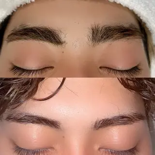 アイブロウ 束感まつ毛パーマ🎀 束感マツエク🪽のマツエク・マツパデザイン