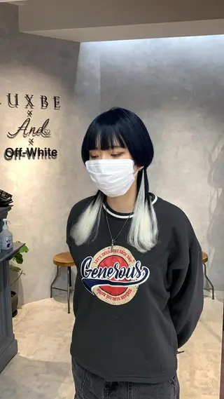 ミディアム L STUDIO心斎橋店所属・派手髪支持率No1 Eisukeのヘアスタイル