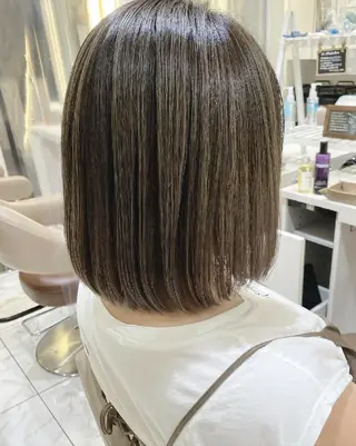ミディアム カラー ＡＳＨ 大宮のヘアスタイル