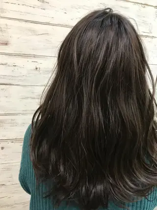 セミロング カラー 日比 貴大/ minim hairのヘアスタイル