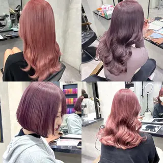 ミディアム 濱川響太レディース カットモデルのヘアスタイル