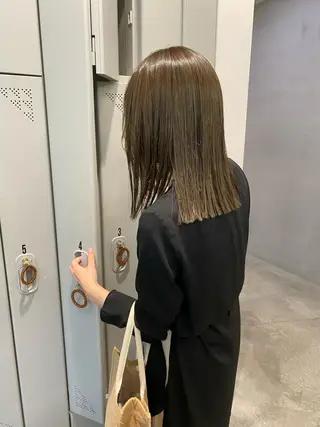 ミディアム カラー 、 、のヘアスタイル