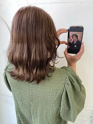 セミロング MignonS阪神西宮店所属・多田 まりやのヘアスタイル