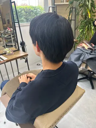 ショート カラー パーマ メンズ 髪質改善AUSTIN登戸所属・ICHIKA/暖色 カラー / Wカラーのヘアスタイル