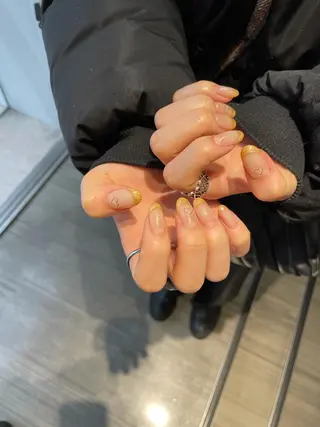 ネイル 束感まつ毛/ネイル/ LED♥KIRARAのマツエク・マツパデザイン