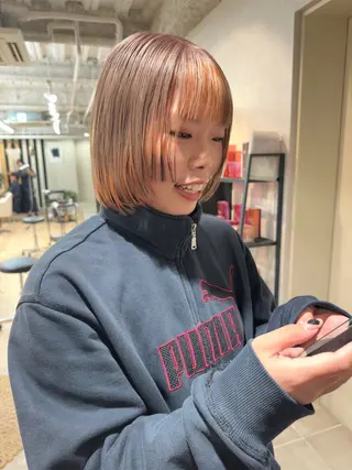 ショート カラー broocH福岡所属・broocH 清水 駿【デザインカラー】のヘアスタイル