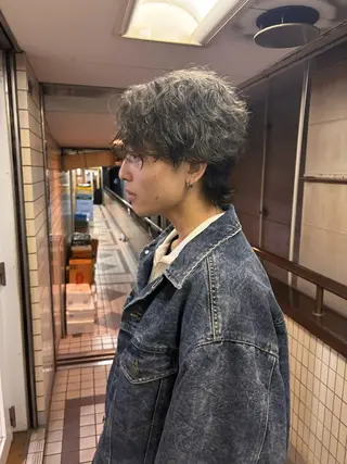 カラー メンズ kaito パーマ募集！🔵のヘアスタイル