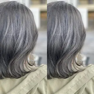 ミディアム カラー Snaly カラー特化ページのヘアスタイル