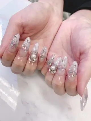 ロング JNA認定講師🌸 RIEのネイルデザイン