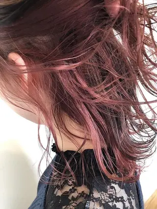 ミディアム カラー 福田　洋樹 /  zina博多のヘアスタイル