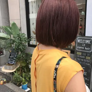 ショート 艶髪color💎髪 質改善ストレート大吉のヘアスタイル