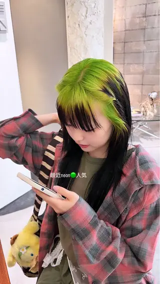 ロング カラー haco＋所属・圧倒的デザイン力 店長🎨RENAのヘアスタイル