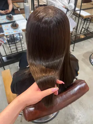 セミロング be'leef.ric所属・beleefric 🩵チセのヘアスタイル