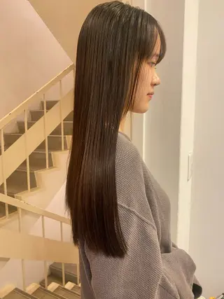 ロング カラー GO TO DAY SHAIRE SALON SHIBUYA SOL所属・半個室サロン 早坂僚太のヘアスタイル