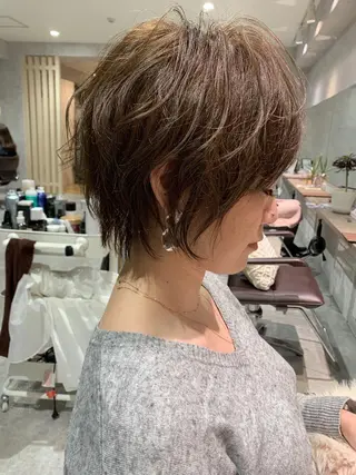 ショート カラー 髪質改善will hairdesignのヘアスタイル