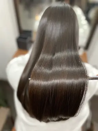 ロング カラー 透明感カラー名駅 名駅みゆのヘアスタイル