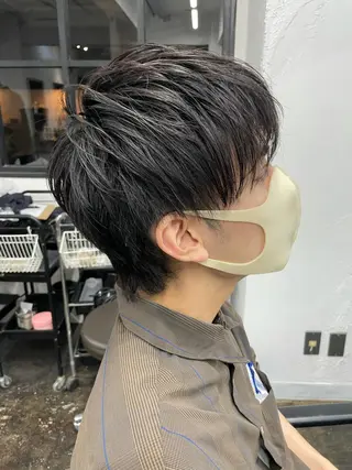 ショート メンズ メンズパーマ メンズ特化ryoのヘアスタイル