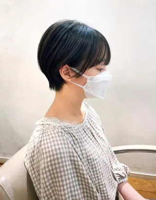 ショート カラー パーマ TYCHE GINZA所属・🍃服部 雅哉🍃銀座◎のヘアスタイル