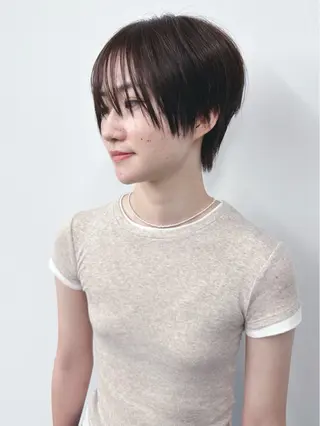 ショート 小顔ボブ/お悩み解決 /ボブパーマ/とういのヘアスタイル