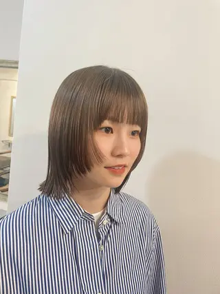 ショート カラー sherry/R所属・sherry/R 三川町　川口真里奈のヘアスタイル