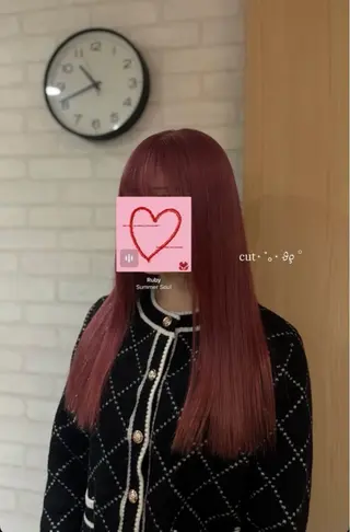 ロング カラー Afinar  乃空（ノア）のヘアスタイル