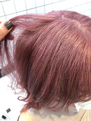 ミディアム カラー ヘアアレンジ 透明感/艶髪/💖 トレンドスタイル💖のヘアスタイル