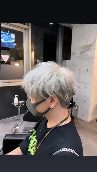 ショート カラー メンズ LIBER所属・❇️メンズ特化❇️ 渋谷/花澤のヘアスタイル