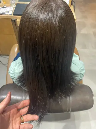 ミディアム カラー 🌿似合わせブリーチ 小俣　来🌿のヘアスタイル