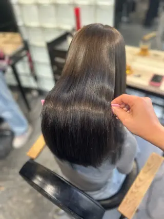 ロング 🌷ブリーチ縮毛矯正 /mina🌷のヘアスタイル