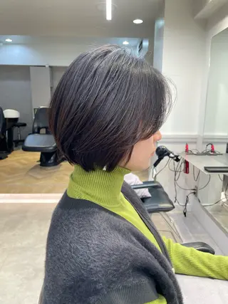 ショート 🤍ショートボブ 🤍NANAMI🤍のヘアスタイル
