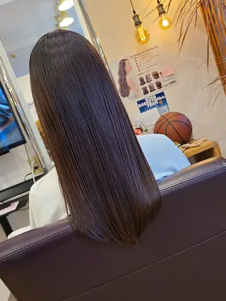 ロング シ マのヘアスタイル