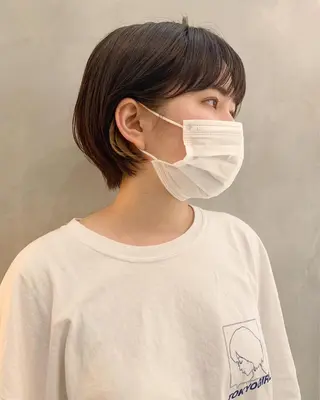 ショート カラー sakoda shunkiのヘアスタイル