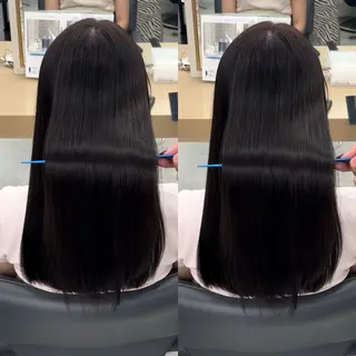 ロング 新宿No.1艶髪矯正 美艶カラー/FUKAのヘアスタイル