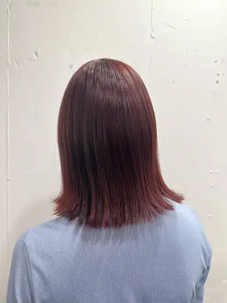 ミディアム 名駅/艶カラー/原田 永遠のヘアスタイル