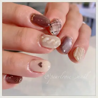 ネイル Beauty salon Ryu・ange所属・PEARL ROSE パールローズのネイルデザイン