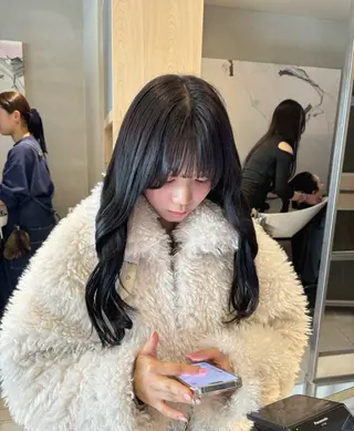 ロング カラー ヘアアレンジ 艶髪/レイヤーカット 🐣misakiのヘアスタイル