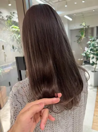 ロング ベージュ/アレンジ /横浜/杉本千夏のヘアスタイル