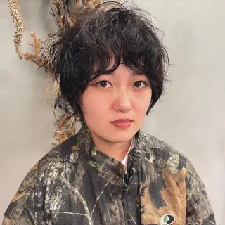 ショート パーマ RorriM natsuのヘアスタイル