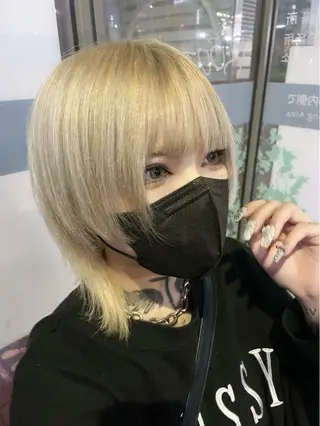 ミディアム カラー 韓国レイヤー/透明感 /髪質改善/アジキのヘアスタイル