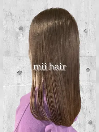 セミロング カラー Miku❇️ フェイスレイヤーのヘアスタイル